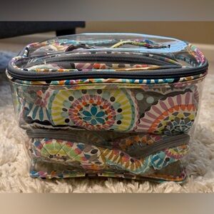 Vera Bradley 4 Piece Cosmetic Bags
